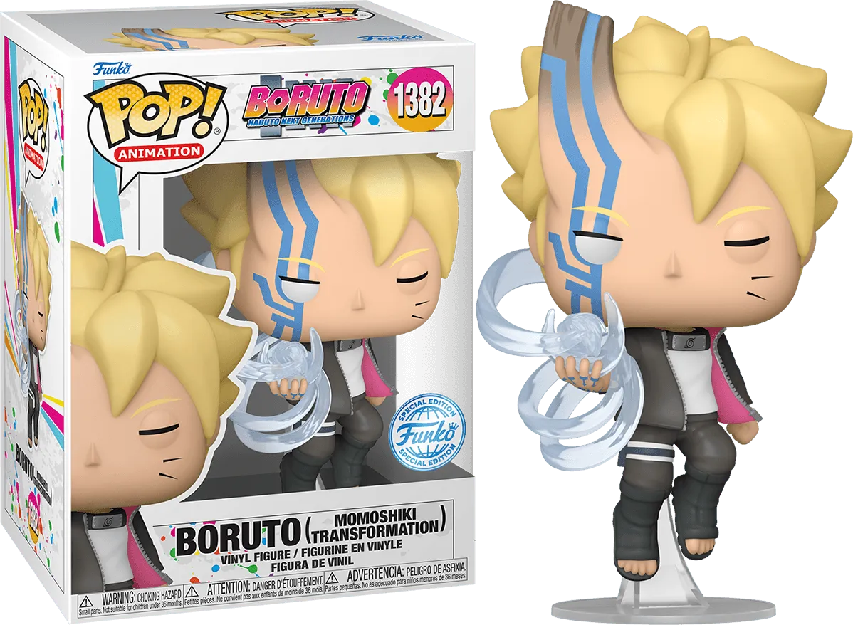 FUN68482CBUNDLE Boruto: Naruto Next Generations - Boruto (Momoshiki Transformation) Pop! Vinyl - Chase Case [RS] - Funko - Titan Pop Culture