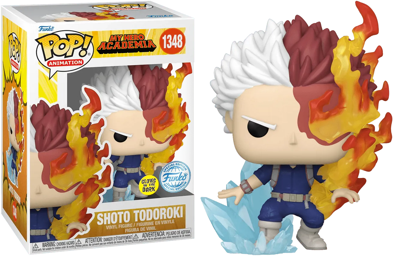 FUN68631 My Hero Academia - Shoto Todoroki US Exclusive Glow Pop! Vinyl [RS] - Funko - Titan Pop Culture