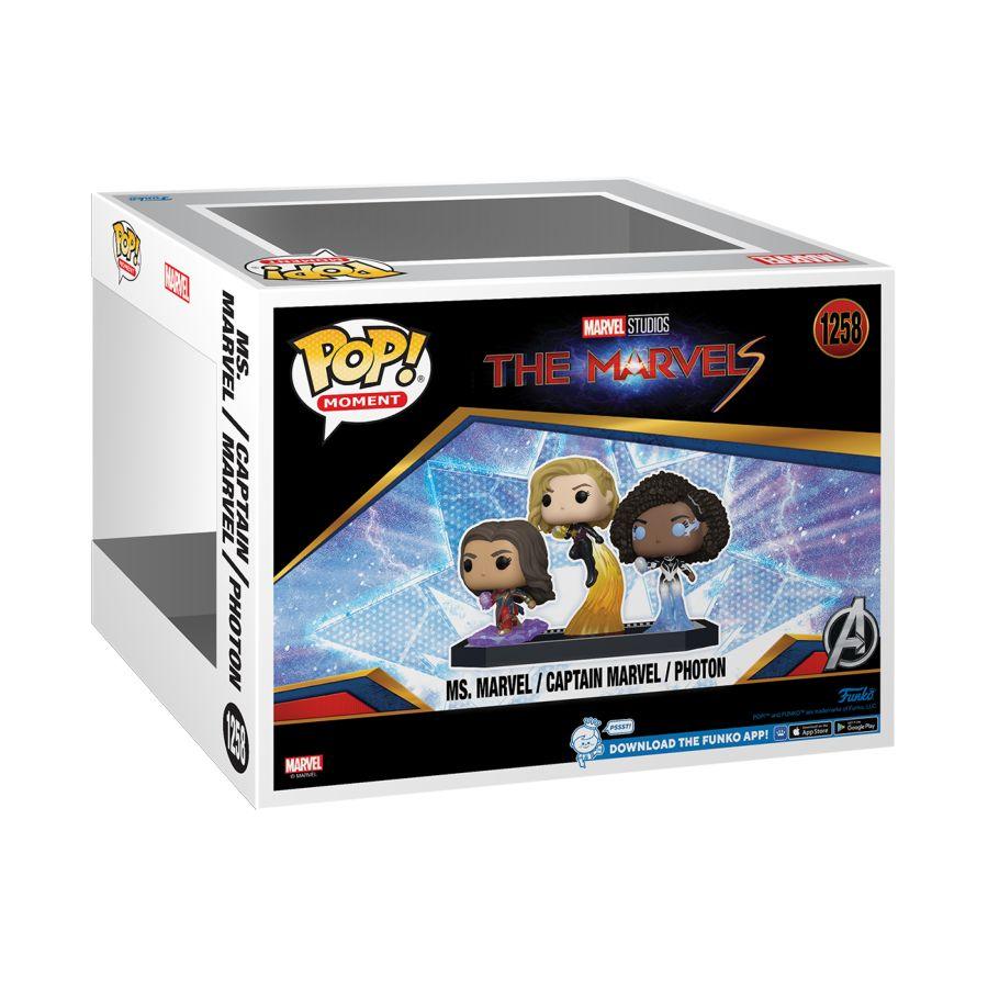 FUN68644 The Marvels (2023) - Ms. Marvel, Captain Marvel & Photon US Exclusive Pop! Movie Moment [RS] - Funko - Titan Pop Culture