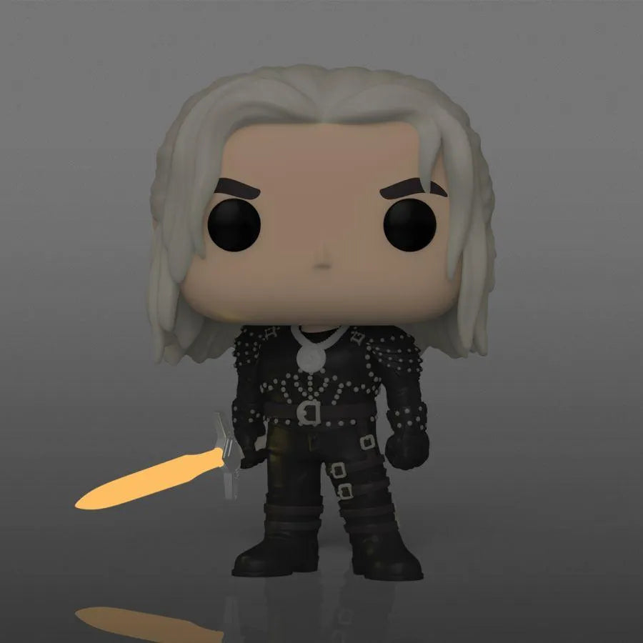 FUN68646 The Witcher (TV) - Geralt with sword US Exclusive Glow Pop! Vinyl [RS] - Funko - Titan Pop Culture