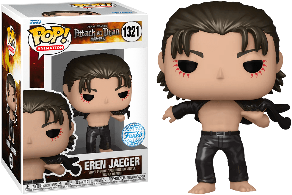 FUN68655 Attack on Titan - Eren Jeager US Exclusive Metallic Pop! Vinyl [RS] - Funko - Titan Pop Culture