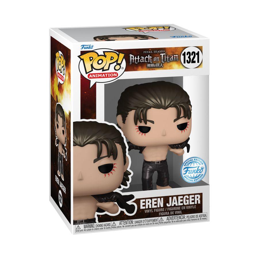 FUN68655 Attack on Titan - Eren Jeager US Exclusive Metallic Pop! Vinyl [RS] - Funko - Titan Pop Culture