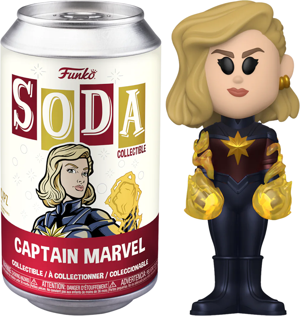 FUN68764 The Marvels (2023) - Captain Marvel Vinyl Soda - Funko - Titan Pop Culture