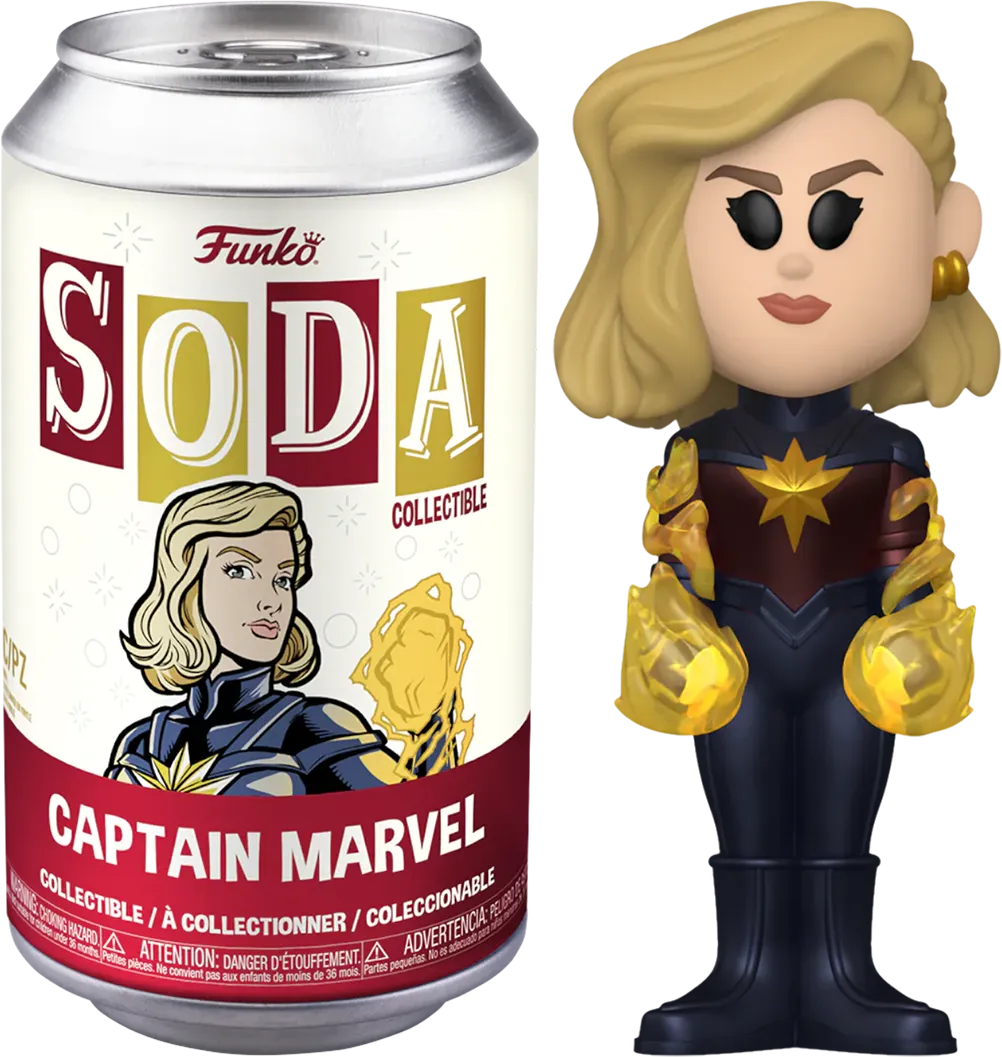 FUN68764 The Marvels (2023) - Captain Marvel Vinyl Soda - Funko - Titan Pop Culture