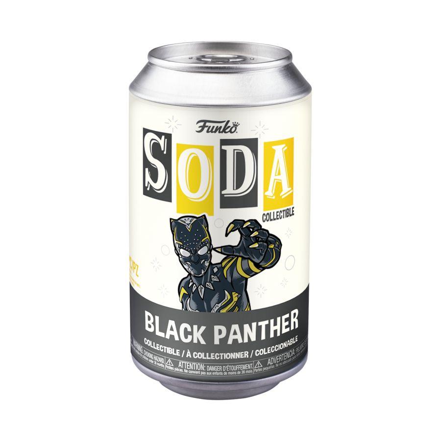 FUN68800 Black Panther 2 - Wakanda Forever - Black Panther (with chase) Vinyl Soda - Funko - Titan Pop Culture