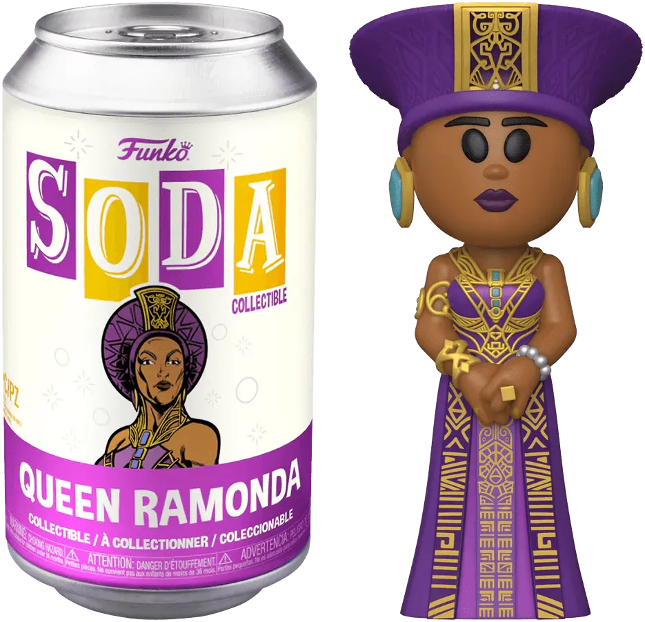 FUN68802 Black Panther 2 - Wakanda Forever - Queen Romanda (with chase) Vinyl Soda - Funko - Titan Pop Culture