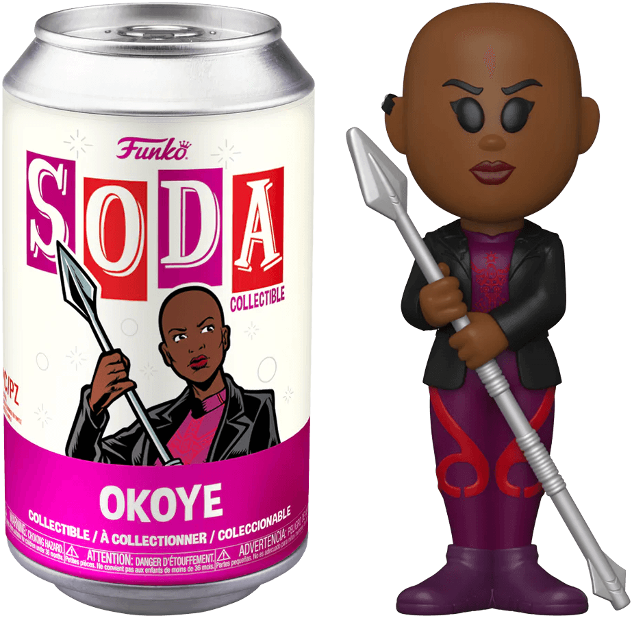 FUN68804 Black Panther 2 - Wakanda Forever - Okoye (with chase) Vinyl Soda - Funko - Titan Pop Culture