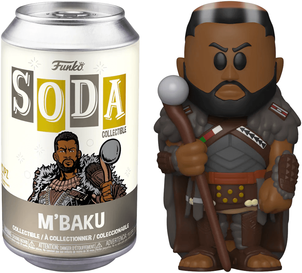 FUN68806 Black Panther 2 - Wakanda Forever - M'Baku (with chase) Vinyl Soda - Funko - Titan Pop Culture