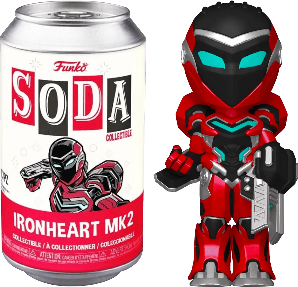 FUN68810 Black Panther 2: Wakanda Forever - Ironheart Mk2 US Exclusive (with chase) Vinyl Soda [RS] - Funko - Titan Pop Culture