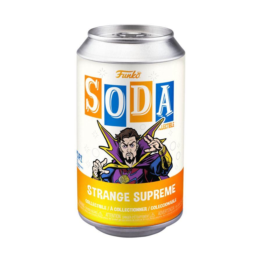 FUN68842 What If - Strange Supreme (with chase) Vinyl Soda - Funko - Titan Pop Culture