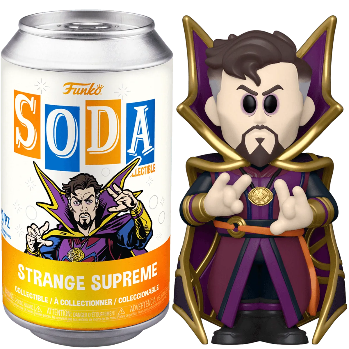 FUN68842 What If - Strange Supreme (with chase) Vinyl Soda - Funko - Titan Pop Culture