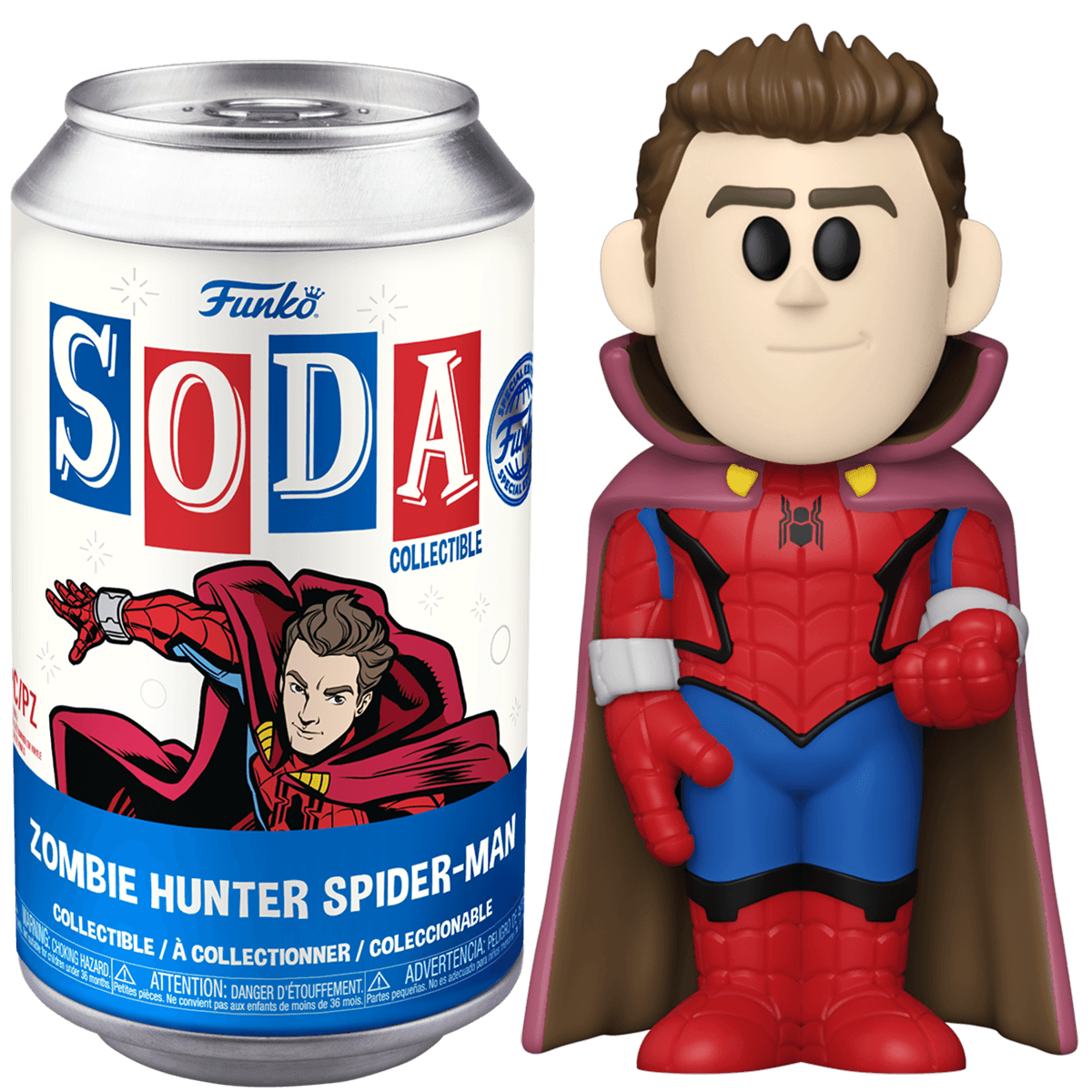 FUN68846 What If - Zombie Hunter Spider-Man (with chase) US Exclusive Vinyl Soda [RS] - Funko - Titan Pop Culture