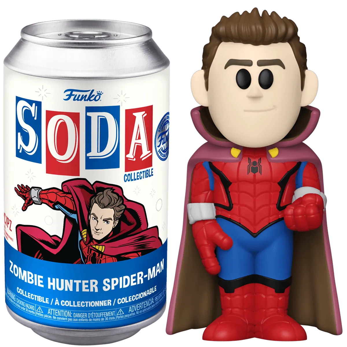 FUN68846 What If - Zombie Hunter Spider-Man (with chase) US Exclusive Vinyl Soda [RS] - Funko - Titan Pop Culture