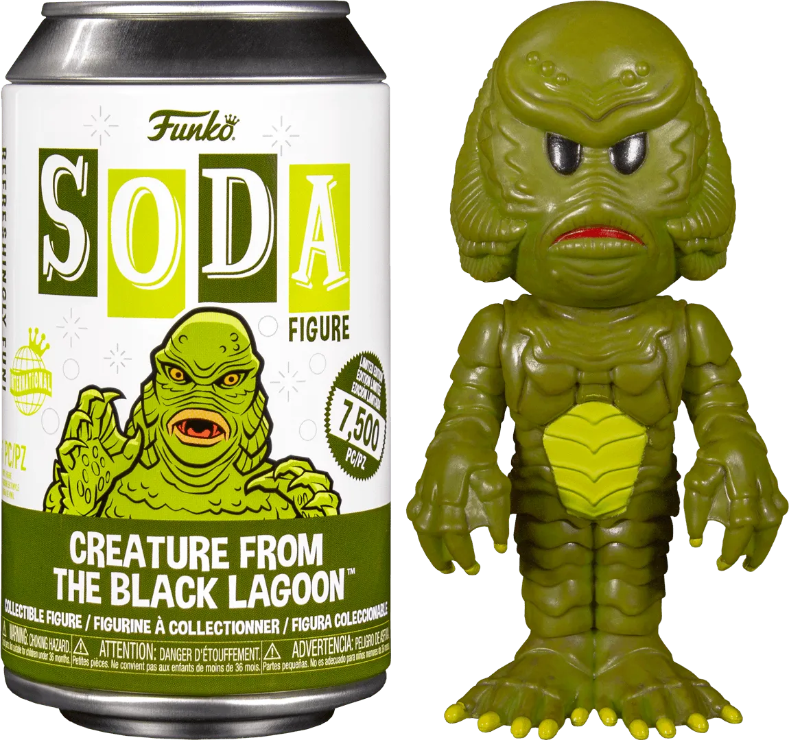 FUN68856 Universal Monsters - Creature (with chase) Vinyl Soda - Funko - Titan Pop Culture