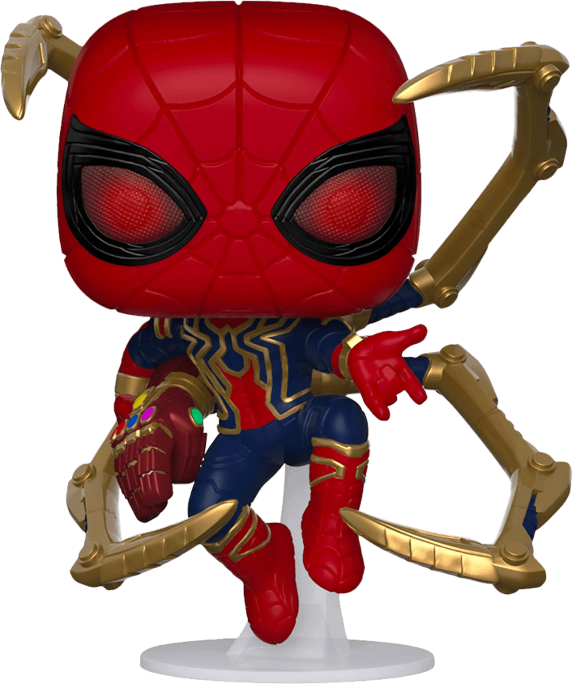 FUN68895 Avengers 4: Endgame - Iron Spider with Nano Gauntlet Glow US Exclusive Pop! Vinyl [RS] - Funko - Titan Pop Culture
