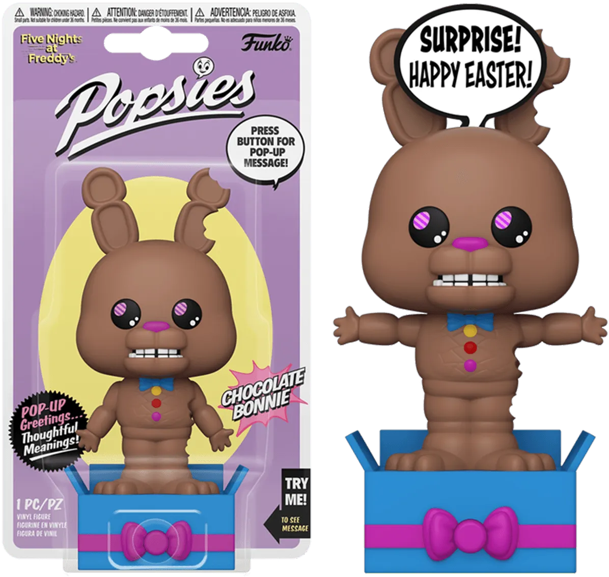 FUN69053 Five Nights at Freddy's - Choc Bonnie (Easter) US Exclusive Popsies [RS] - Funko - Titan Pop Culture