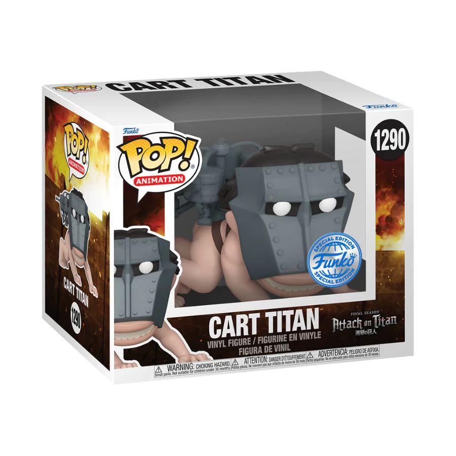 FUN69198 Attack on Titan - Cart Titan 6" Pop! Vinyl - Funko - Titan Pop Culture