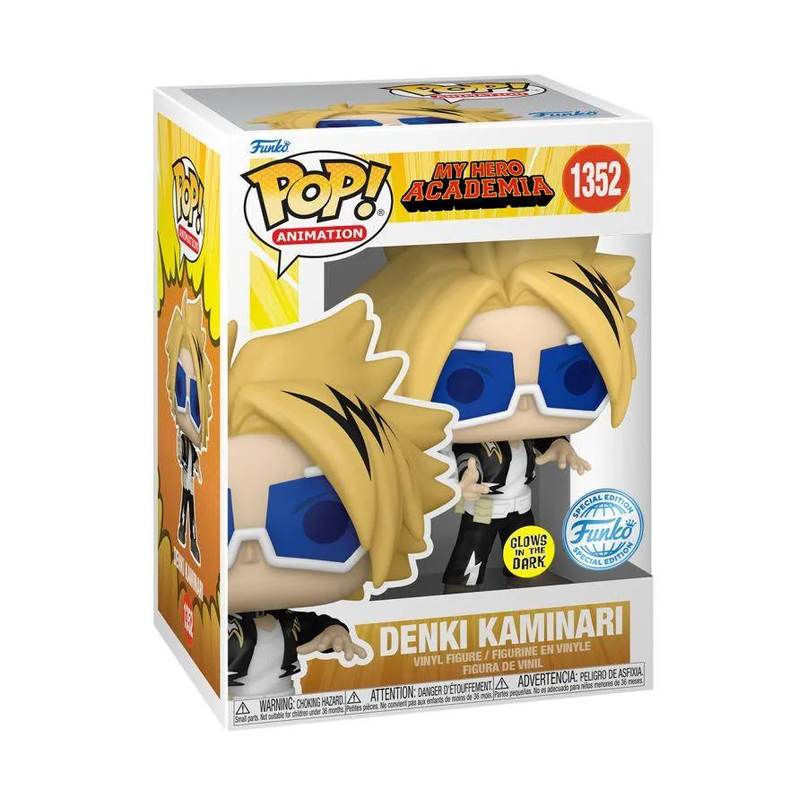 FUN69214 My Hero Academia - Denki Kaminari US Exclusive Glow Pop! Vinyl [RS] - Funko - Titan Pop Culture