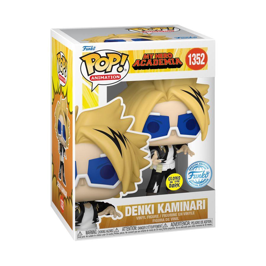 FUN69214 My Hero Academia - Denki Kaminari US Exclusive Glow Pop! Vinyl [RS] - Funko - Titan Pop Culture