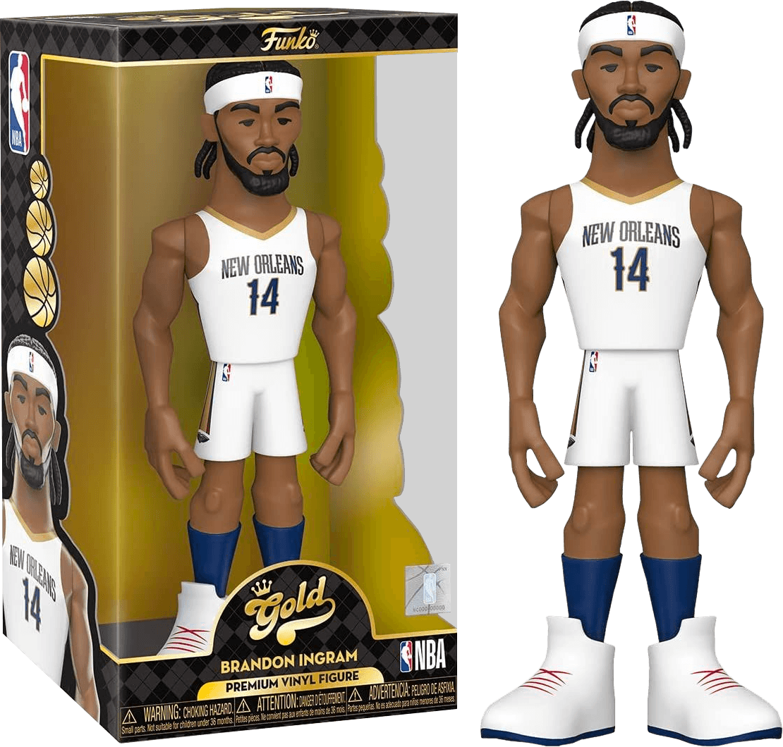 FUN69342 NBA: New Orleans Pelicans - Brandon Ingram (with Chase) 12" Vinyl Gold - Funko - Titan Pop Culture