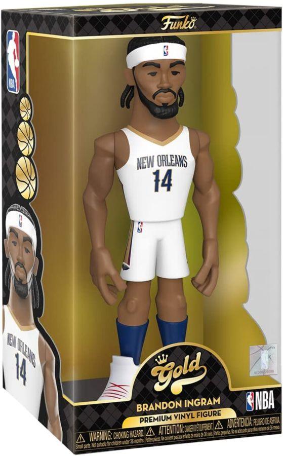 FUN69342 NBA: New Orleans Pelicans - Brandon Ingram (with Chase) 12" Vinyl Gold - Funko - Titan Pop Culture