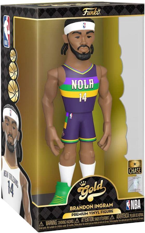 FUN69342 NBA: New Orleans Pelicans - Brandon Ingram (with Chase) 12" Vinyl Gold - Funko - Titan Pop Culture