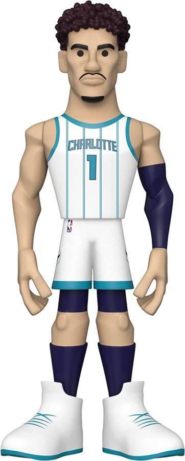 FUN69346 NBA: Charlotte Hornets - Lamelo Ball (with Chase) 12" Vinyl Gold - Funko - Titan Pop Culture