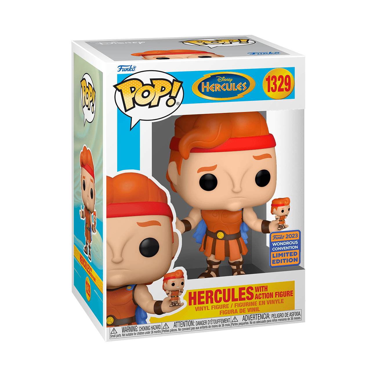 FUN69370 Hercules - Hercules with Action Figure WC Exclusive Pop! [RS] - Less Than Perfect - Funko - Titan Pop Culture