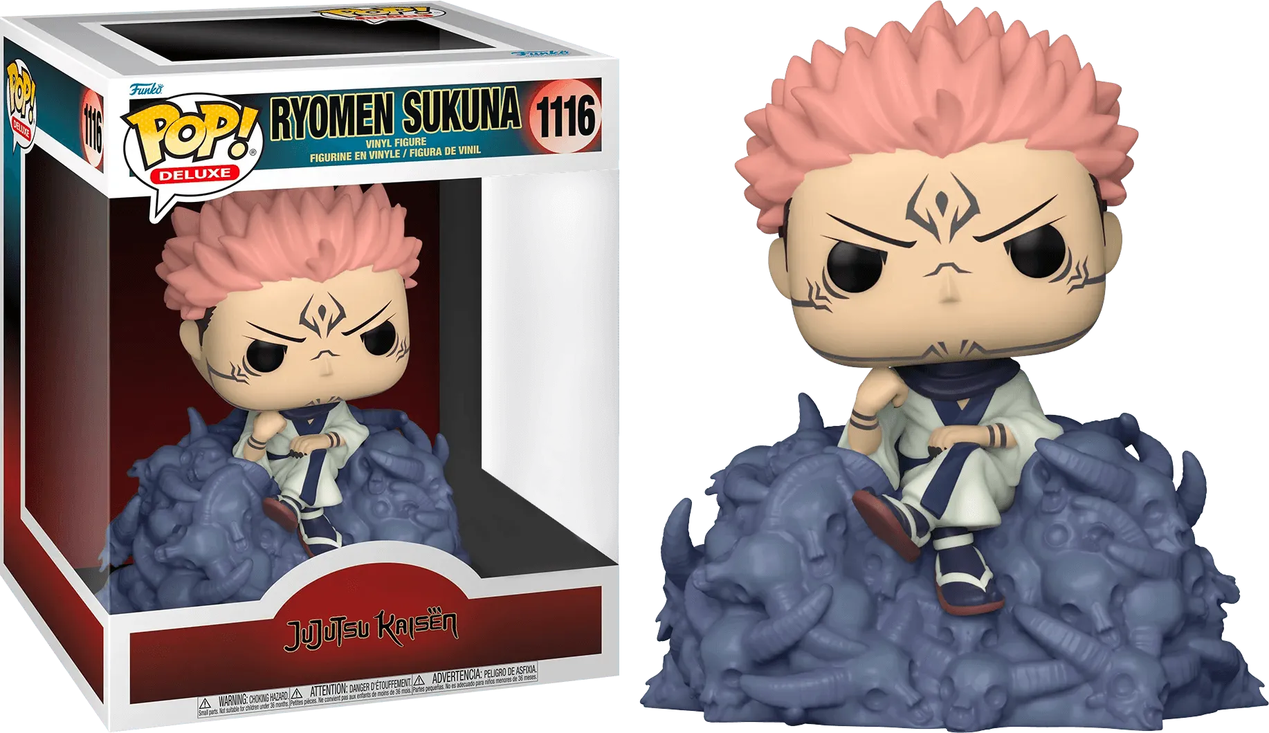 FUN69374 Jujutsu Kaisen - Sukuna Glow US Exclusive Pop! Deluxe [RS] - Funko - Titan Pop Culture