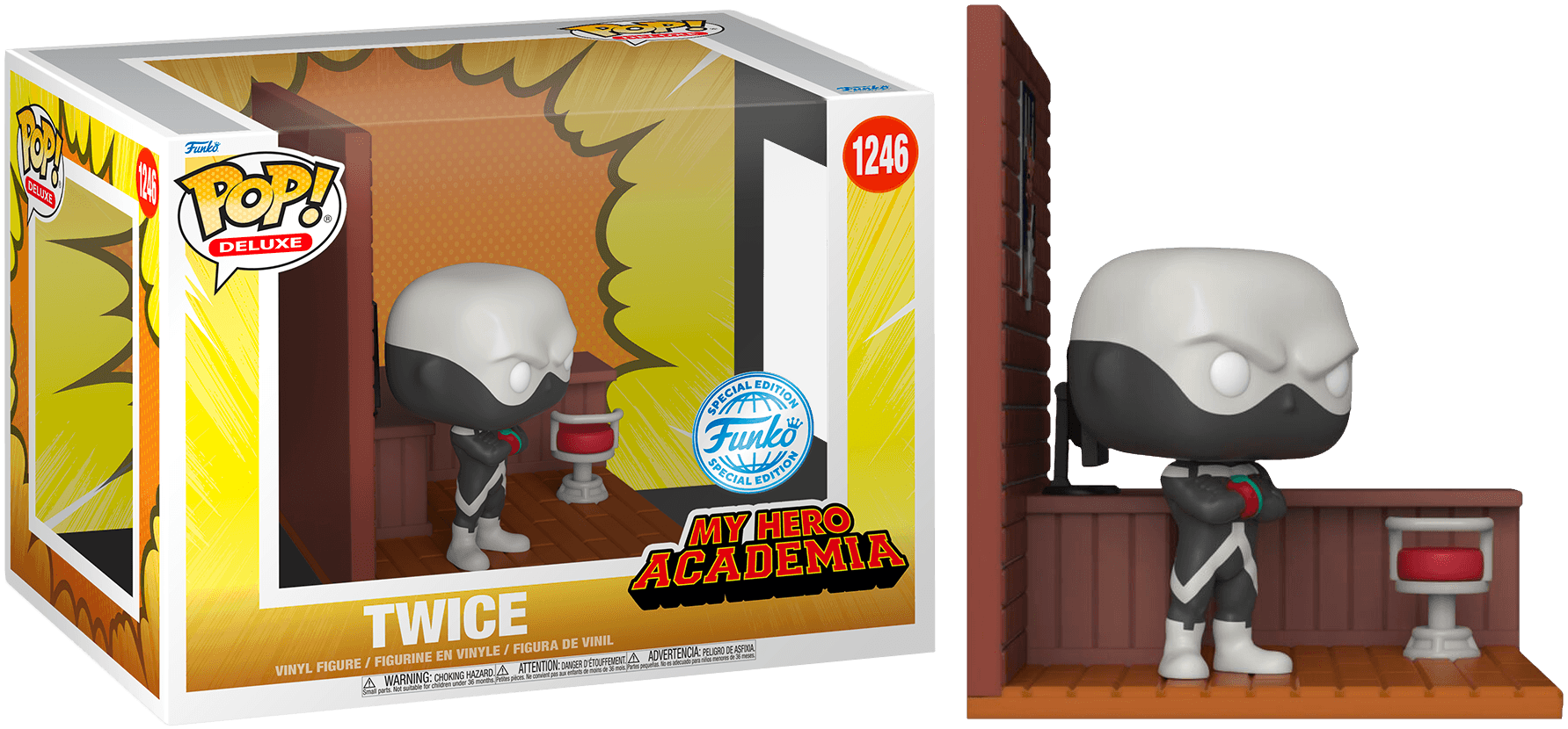 FUN69740 My Hero Academia - Twice Hideout Build-A-Scene Pop! Deluxe [RS] - Funko - Titan Pop Culture