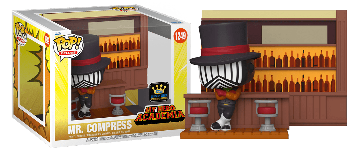 FUN69748 My Hero Academia - Mr. Compress Hideout US Exclusive Pop! Deluxe [RS] - Funko - Titan Pop Culture