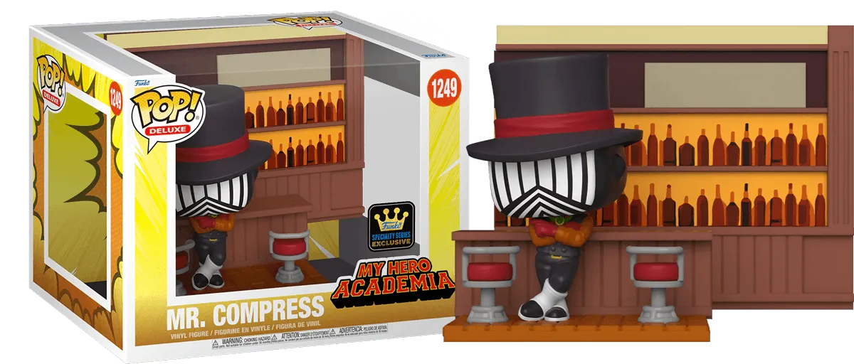 FUN69748 My Hero Academia - Mr. Compress Hideout US Exclusive Pop! Deluxe [RS] - Funko - Titan Pop Culture