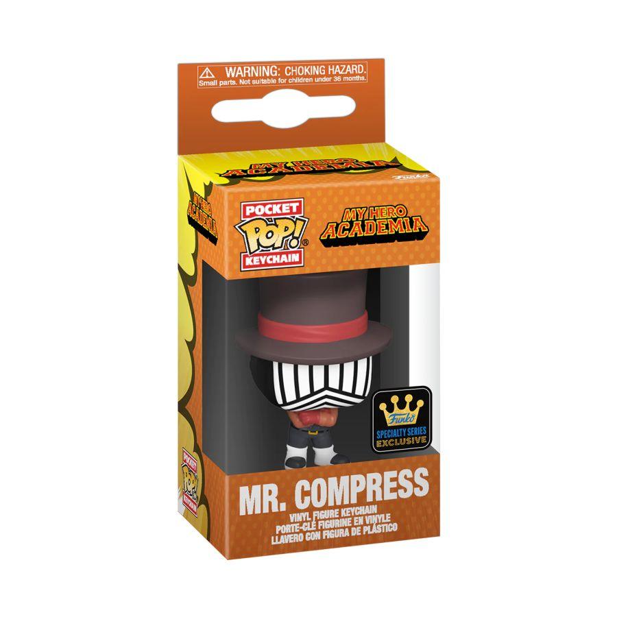 FUN69749 My Hero Academia - Mr. Compress Hideout US Exclusive Pop! Keychain [RS] - Funko - Titan Pop Culture