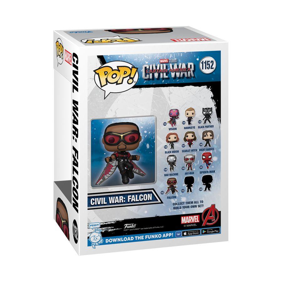 FUN70099 Captain America: Civil War - Falcon US Exclusive Build-A-Scene Pop! Vinyl [RS] - Funko - Titan Pop Culture