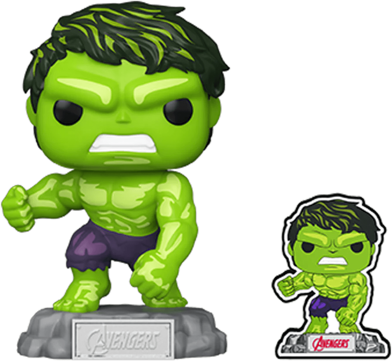 FUN70127 Avengers 60th - Hulk (Comic) with Pin US Exclusive Pop! Vinyl [RS] - Funko - Titan Pop Culture