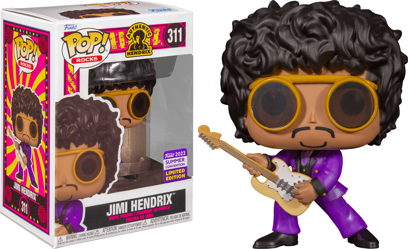 FUN70284 Jimi Hendrix - Jimi Hendrix (Purple Suit) SDCC 2023 US Exclusive Pop! Vinyl [RS] - Funko - Titan Pop Culture