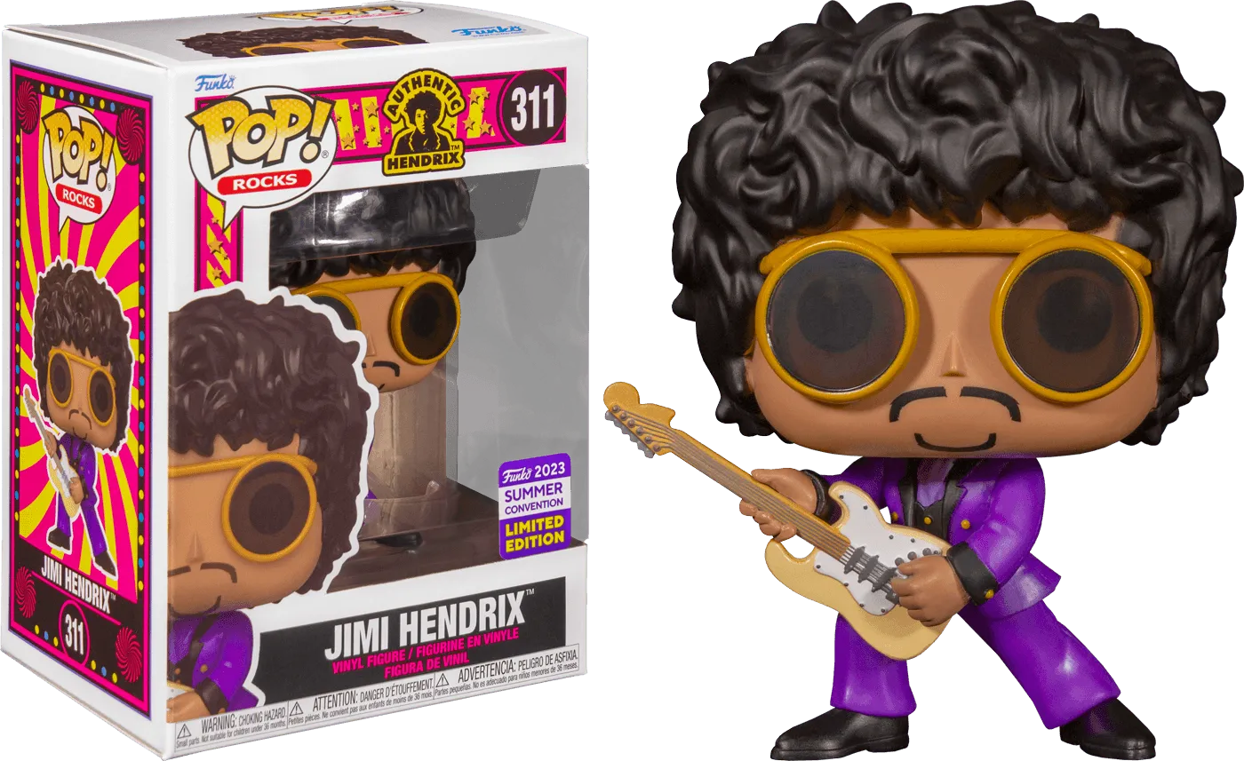 FUN70284 Jimi Hendrix - Jimi Hendrix (Purple Suit) SDCC 2023 US Exclusive Pop! Vinyl [RS] - Funko - Titan Pop Culture