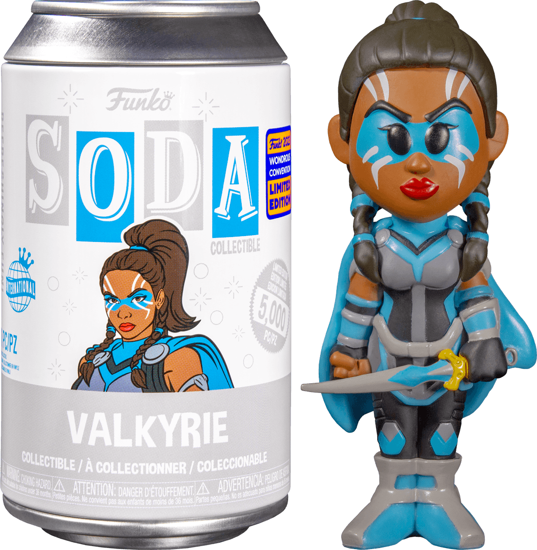 FUN70299 Marvel - Valkyrie (with chase) Vinyl Soda WC23 [RS] - Funko - Titan Pop Culture