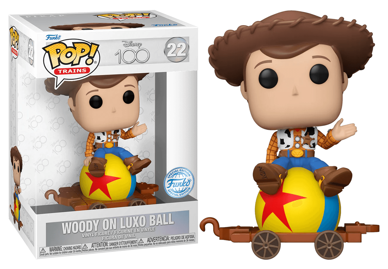 FUN70459 Disney: D100 - Woody US Exclusive Pop! Train Carriage [RS] - Funko - Titan Pop Culture