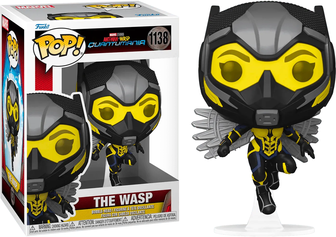 FUN70491 Ant-Man and the Wasp: Quantumania - Wasp (with chase) Pop! Vinyl - Funko - Titan Pop Culture