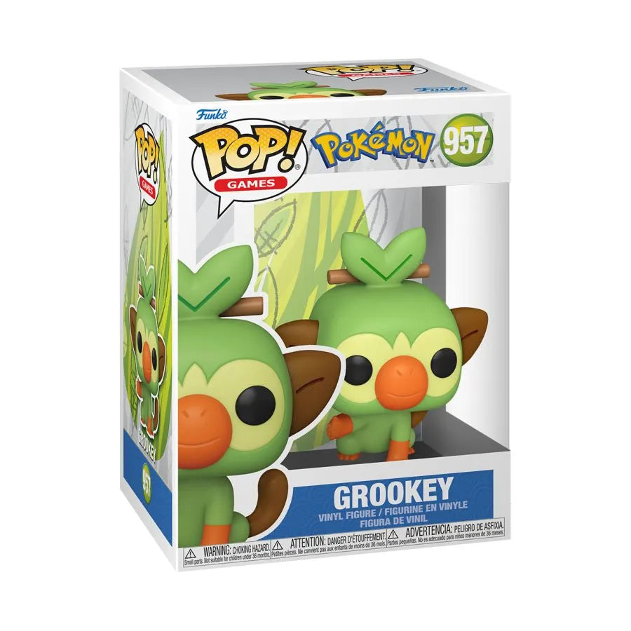 FUN70585 Pokemon - Grookey Pop! Vinyl [RS] - Funko - Titan Pop Culture