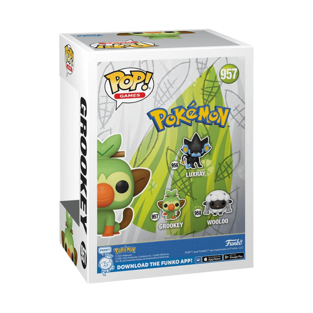 FUN70585 Pokemon - Grookey Pop! Vinyl [RS] - Funko - Titan Pop Culture