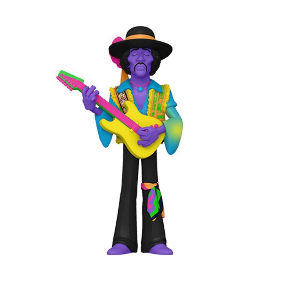 FUN70592 Jimi Hendrix - Jimi Hendrix Blacklight 5" Vinyl Gold - Funko - Titan Pop Culture