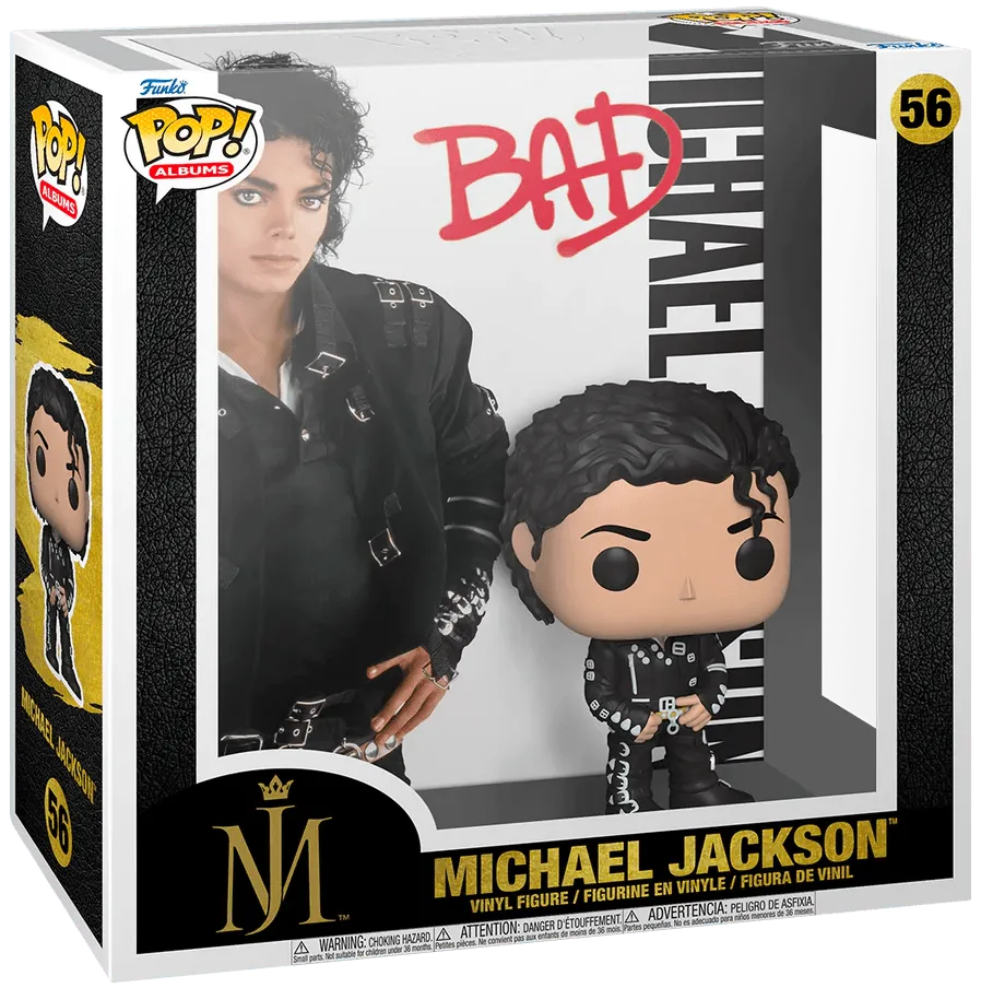 FUN70599 Michael Jackson - Bad Pop! Album - Funko TBA - Titan Pop Culture