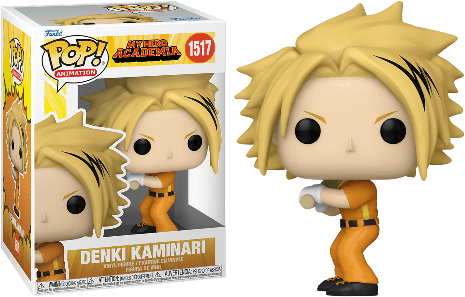 FUN70612 My Hero Academia - Denki Kaminari (Baseball) Pop! Vinyl - Funko - Titan Pop Culture