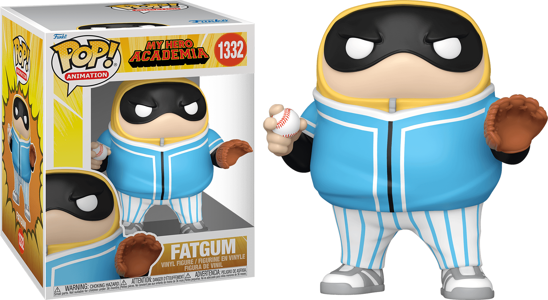 FUN70617 My Hero Academia - Fatgum (Baseball) 6" Pop! Vinyl - Funko - Titan Pop Culture