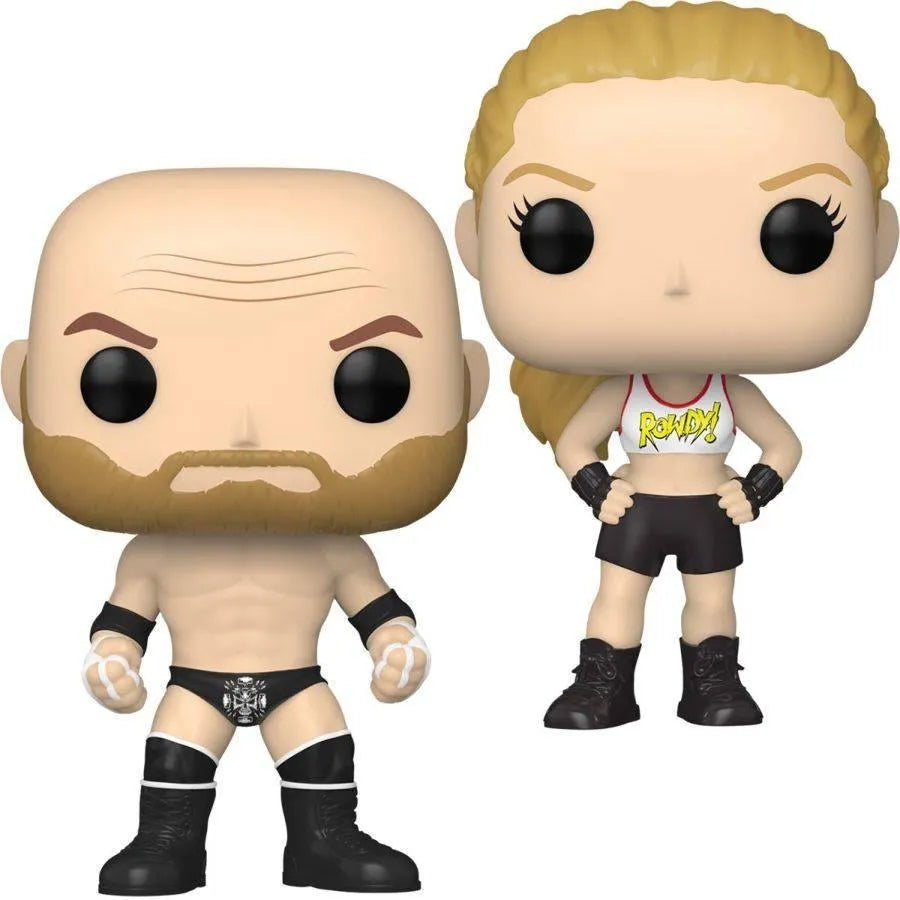 FUN70621 WWE - Rhonda Rousey & Triple H Pop! 2-Pack - Funko - Titan Pop Culture