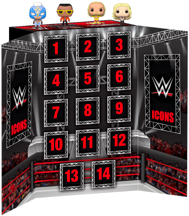 FUN70646 WWE - 2023 14 Day Countdown Calendar - Funko - Titan Pop Culture