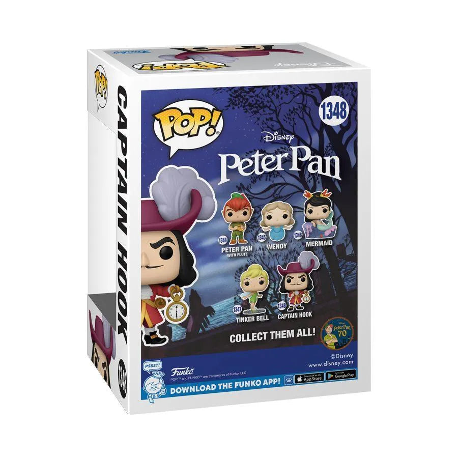 FUN70695 Peter Pan 70th Anniversary - Hook Pop! Vinyl - Funko - Titan Pop Culture