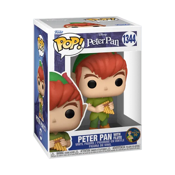 FUN70697 Peter Pan 70th Anniversary - Peter Pan with Flute Pop! Vinyl - Funko - Titan Pop Culture